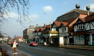 Cheadle Hulme high street shops (1999)