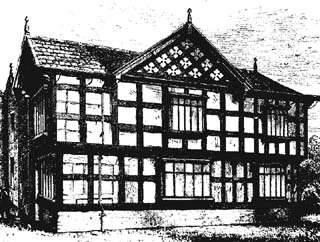 Hulme Hall in 1892