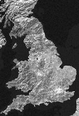 UK Map (modified from Encarta)